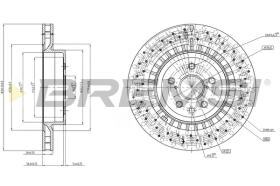 BREMS CD7863V - DISCHI FRENO - BRAKE DISCS