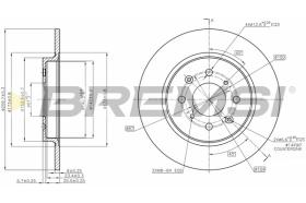 BREMS CD7876S - DISCHI FRENO - BRAKE DISCS