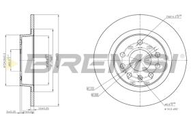 BREMS CD7877S - DISCHI FRENO - BRAKE DISCS