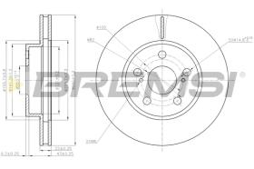 BREMS CD7886V - DISCHI FRENO - BRAKE DISCS