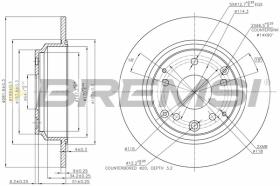 BREMS CD7894S - DISCHI FRENO - BRAKE DISCS