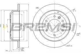 BREMS CD7901S - DISCHI FRENO - BRAKE DISCS