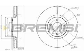 BREMS CD7904V - DISCHI FRENO - BRAKE DISCS