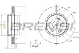 BREMS CD7907V - DISCHI FRENO - BRAKE DISCS