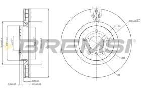 BREMS CD7948V - DISCHI FRENO - BRAKE DISCS