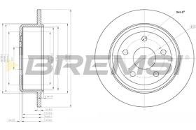 BREMS CD7958S - DISCHI FRENO - BRAKE DISCS