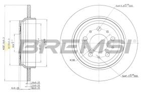 BREMS CD7964S - DISCHI FRENO - BRAKE DISCS