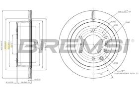 BREMS CD7965V - DISCHI FRENO - BRAKE DISCS