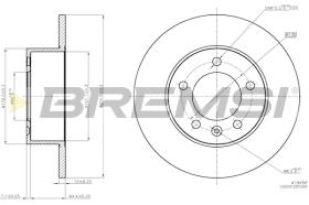 BREMS CD7975S - DISCHI FRENO - BRAKE DISCS