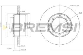 BREMS CD7977S - DISCHI FRENO - BRAKE DISCS