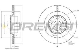 BREMS CD7990V - DISCHI FRENO - BRAKE DISCS