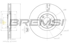 BREMS CD7999V - DISCHI FRENO - BRAKE DISCS