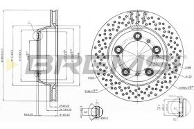 BREMS CD8012V - DISCHI FRENO - BRAKE DISCS