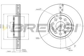 BREMS CD8016V - DISCHI FRENO - BRAKE DISCS