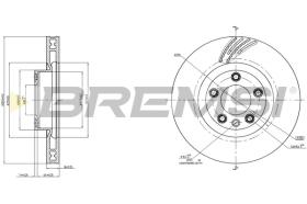 BREMS CD8019VLS - DISCHI FRENO - BRAKE DISCS