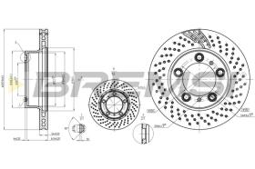 BREMS CD8027VRD - DISCHI FRENO - BRAKE DISCS