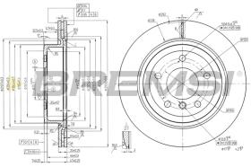 BREMS CD8034V - DISCHI FRENO - BRAKE DISCS