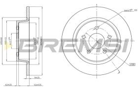 BREMS CD8058S - DISCHI FRENO - BRAKE DISCS