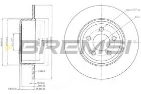 BREMS CD8064S - DISCHI FRENO - BRAKE DISCS