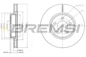 BREMS CD8065V - DISCHI FRENO - BRAKE DISCS