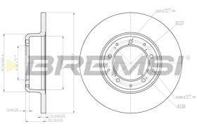 BREMS CD8083S - DISCHI FRENO - BRAKE DISCS