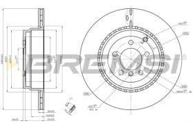 BREMS CD8085V - DISCHI FRENO - BRAKE DISCS