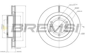 BREMS CD8093V - DISCHI FRENO - BRAKE DISCS