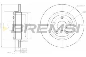 BREMS CD8096S - DISCHI FRENO - BRAKE DISCS