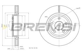 BREMS CD8097V - DISCHI FRENO - BRAKE DISCS