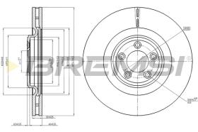 BREMS CD8107V - DISCHI FRENO - BRAKE DISCS