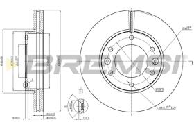 BREMS CD8111V - DISCHI FRENO - BRAKE DISCS