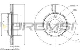 BREMS CD8122V - DISCHI FRENO - BRAKE DISCS