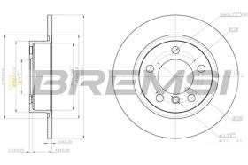 BREMS CD8123S - DISCHI FRENO - BRAKE DISCS