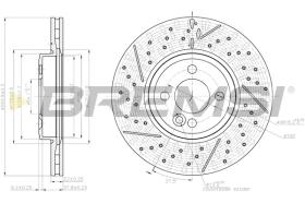 BREMS CD8126V - DISCHI FRENO - BRAKE DISCS