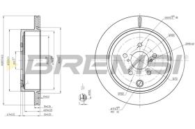 BREMS CD8141V - DISCHI FRENO - BRAKE DISCS