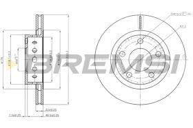 BREMS CD8151V - DISCHI FRENO - BRAKE DISCS