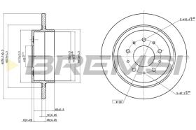 BREMS CD8179S - DISCHI FRENO - BRAKE DISCS