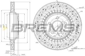 BREMS CD8183V - DISCHI FRENO - BRAKE DISCS