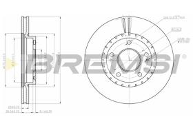 BREMS CD8187V - DISCHI FRENO - BRAKE DISCS