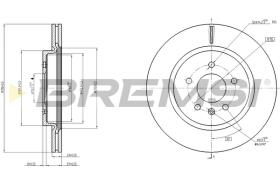 BREMS CD8188V - DISCHI FRENO - BRAKE DISCS