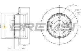 BREMS CD8193S - DISCHI FRENO - BRAKE DISCS