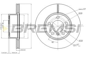 BREMS CD8195V - DISCHI FRENO - BRAKE DISCS