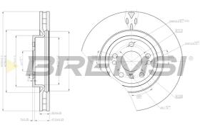 BREMS CD8203V - DISCHI FRENO - BRAKE DISCS