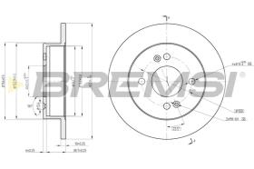 BREMS CD8213S - DISCHI FRENO - BRAKE DISCS