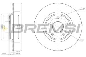 BREMS CD8217S - DISCHI FRENO - BRAKE DISCS