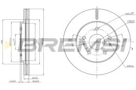 BREMS CD8247V - DISCHI FRENO - BRAKE DISCS