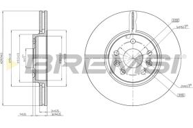 BREMS CD8266V - DISCHI FRENO - BRAKE DISCS