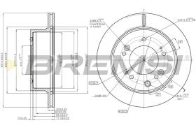 BREMS CD8285V - DISCHI FRENO - BRAKE DISCS