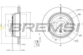 BREMS CD8313V - DISCHI FRENO - BRAKE DISCS