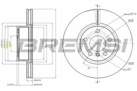 BREMS CD8314V - DISCHI FRENO - BRAKE DISCS